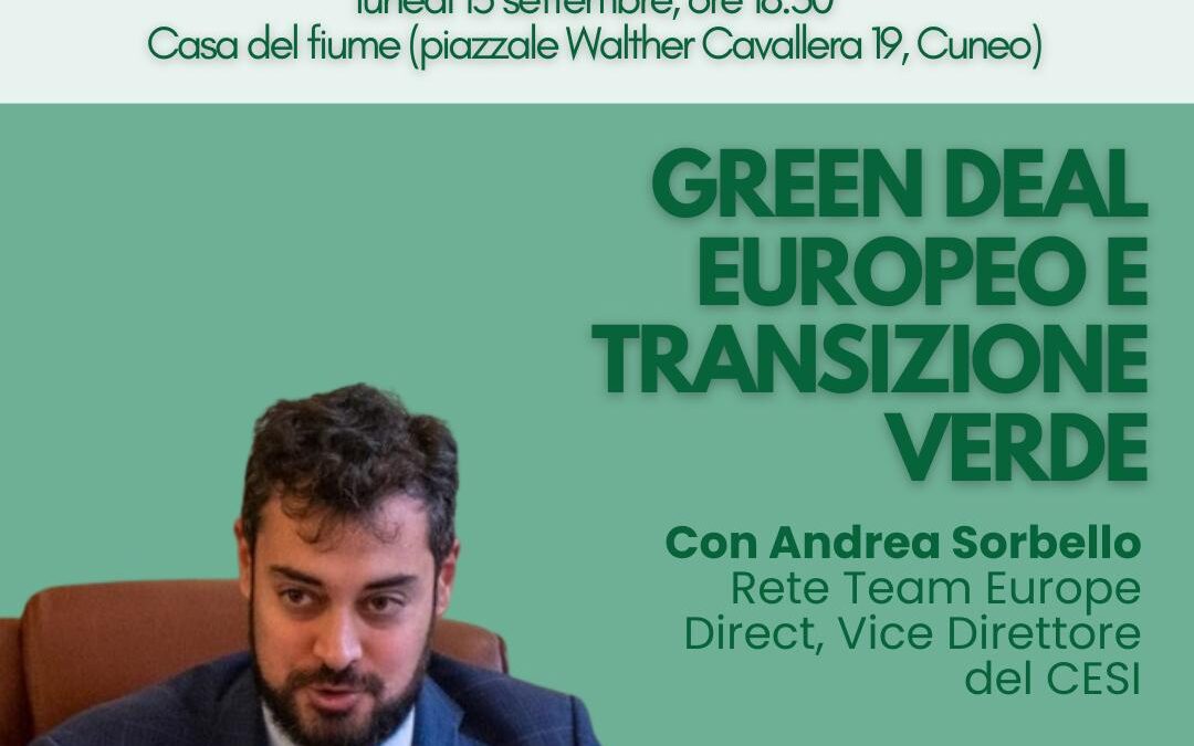 La bussola della competitività per orientare il futuro dell’UE: Green Deal Europeo e Transizione Verde
