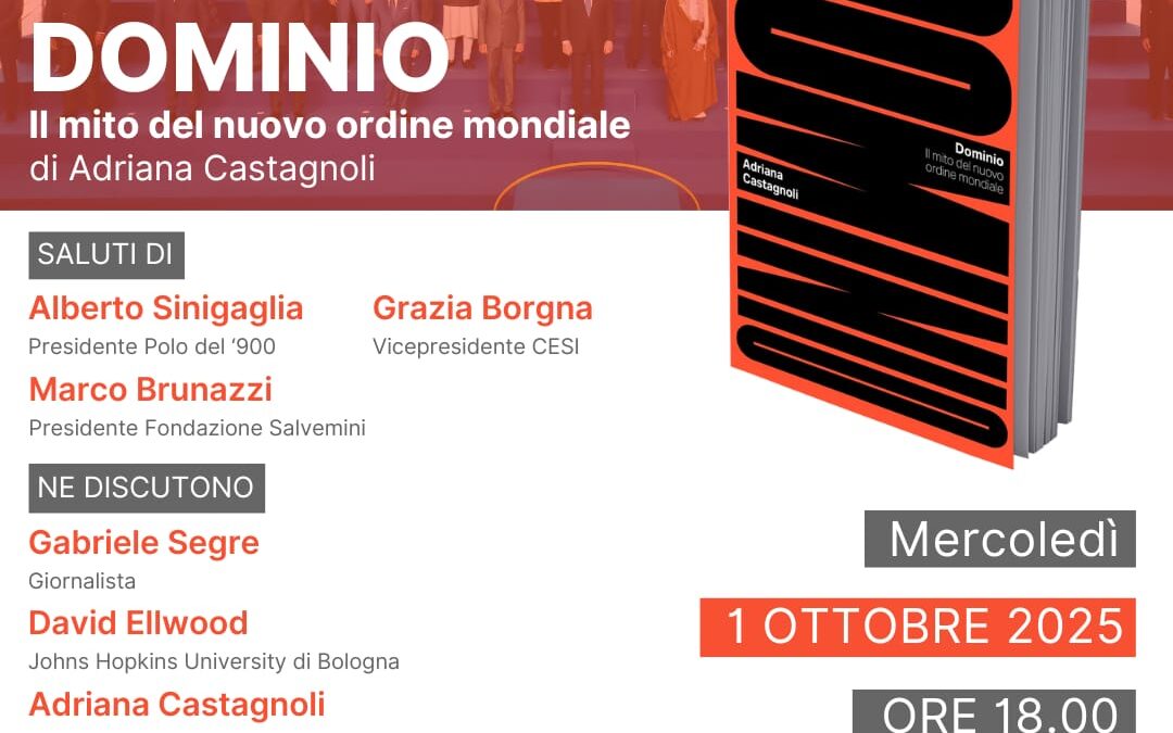 Presentazione del libro “Dominio: il mito del nuovo ordine mondiale”