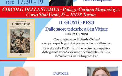 Presentazione di “Il giusto peso. Dalle suore tedesche a San Vittore”